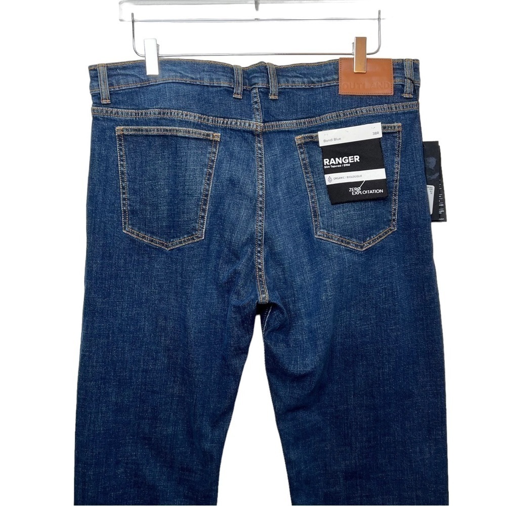 NEW Outland Ranger Slim Fit Medium Wash Tapered Men’s Jeans Sz 38 R - Picture 12 of 12